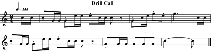 Bugle Call - Drill Call
