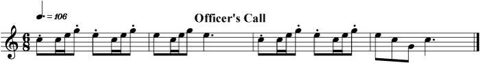 Bugle Call - Officers Call