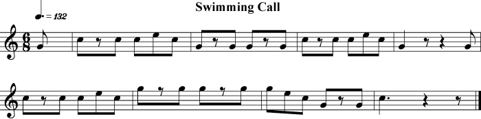 Bugle Call - Swimming Call